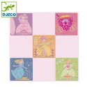 Izpārdošana! DJ08817 DJECO Trafareti - uzzīmē princeses! 5gab.