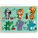 DJ01258 Djeco koka 2daļu puzle - Džungļi no 18 mēn.